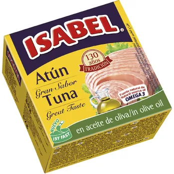 paštika a pomazánka CZ distribuce ISABEL Tuňák v olivovém oleji 80 g