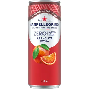 CZ distribuce SAN PELLEGRINO Zero Aranciata Rossa 330 ml