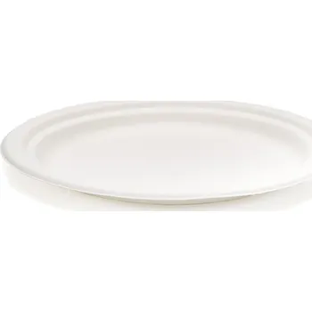 CZ distribuce Talíř 22 cm cukrová třtina 50 ks