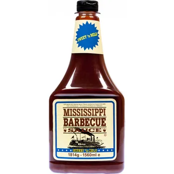 Dressing CZ distribuce MISSISSIPPI BBQ omáčka Sweet´n Mild 1,814 kg