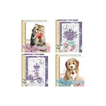 Bonboniéra Masha kniha 85g ml.čok - levandule,zvířata