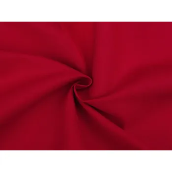 Lněná látka s viskózou METRÁŽ - 5 (8) červená