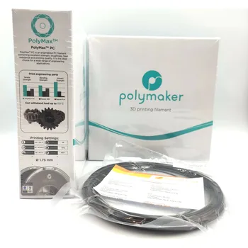 Filament VZOREK 20 METRŮ - Tough PC PolyMax filament černý 1,75 mm Polymaker