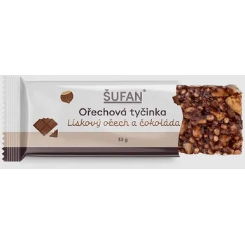 Čokoláda Šufan Tyčinka Lískový ořech čokoláda 33g