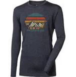 Pánské triko dlouhý rukáv Progress LOKI LANDSCAPE velikost XL