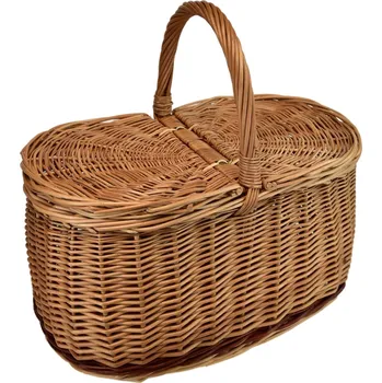 Nákupní košík Koš Piknik ovál do auta 45×28×26/42