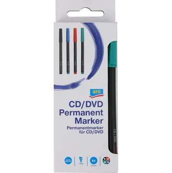 Přisada na vaření a pečení CZ distribuce aro Popisovač na CD permanentní mix 6 ks