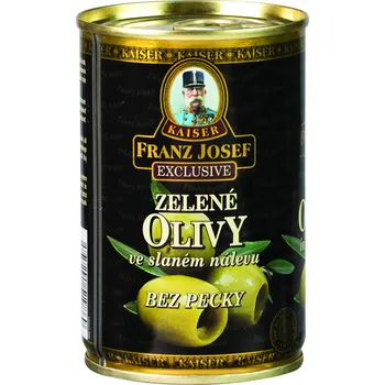 paštika a pomazánka CZ distribuce FRANZ JOSEF KAISER Olivy zelené bez pecky 314 ml