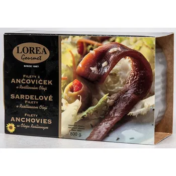 paštika a pomazánka CZ distribuce LOREA Filety z ančoviček 800 g