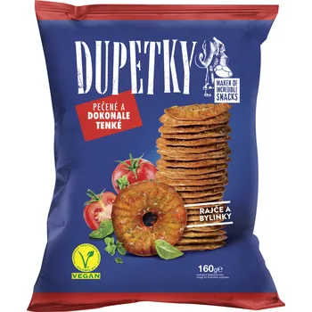 Chips CZ distribuce DUPETKY rajče bylinky 160 g