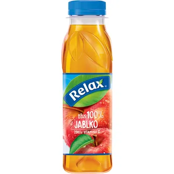 CZ distribuce Relax Jablko 100 % džus 12 x 300 ml PET