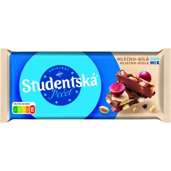 Cukrovinka Výhodná cena Orion Studentská pečeť mléčno-bílá 170 g