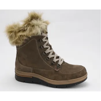 Dámské kozačky BAŤA Dámská kožená zimní obuv zateplená DZ 556-40112.8 béžová 38