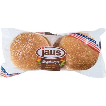 CZ distribuce Jaus Mega burger se sezamem 4 x 75 g