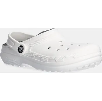 Dámské pantofle Dětské pantofle Crocs CLASSIC LINED CLOG 207010.CLASSIC.LINED.CL bílá 00X, EUR 32/33