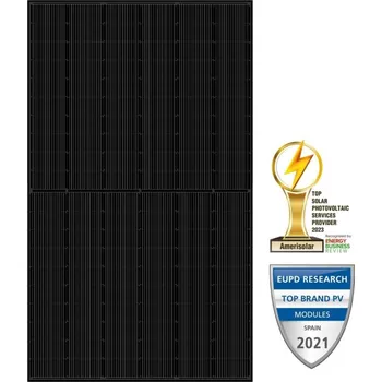 solární panel XTEND Solarmi Solarmi solární panel Amerisolar Mono 480 Wp černý 120 článků, N-Type TOPCon, prizmatický rám