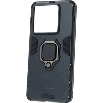Pouzdro na mobilní telefon Ultra odolný zadní kryt pro Xiaomi 14T černý s prstenem