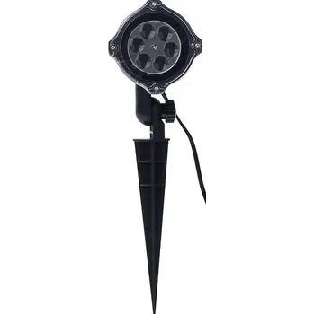 Vánoční dekorace LAALU Vánoční osvětlení LED - projektor, vločky s hvězdička, vnitřní i venkovní