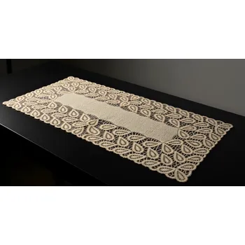 ubrus Žakárový ubrus - běhoun ELIANA různé rozměry krémová MyBestHome Rozměr: 90x40 cm