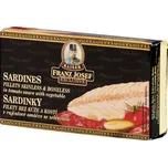CZ distribuce FRANZ JOSEF KAISER Sardinky filety v rajčatové omáčce se zeleninou 90 g