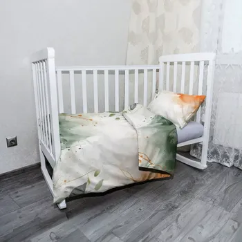 Povlečení Sablio Mikroplyšové povlečení do dětské postýlky Lesní mlha - 120x90 / 40x60