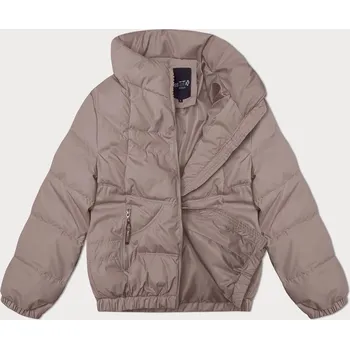 Dámská cargo bunda Dámská béžová prošívaná bunda se stojáčkem Miss TiTi, odstíny béžové XL (42) i392_23958-53