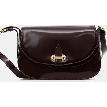 Kabelka Kožená kabelka Pollini PC4403PP0NQB1 burgundské 93X, vel. ONE SIZE