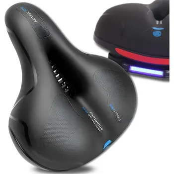 Sedlo na kolo Camerazar Pohodlné voděodolné sedlo na kolo s pružnou nárazy tlumící technologií