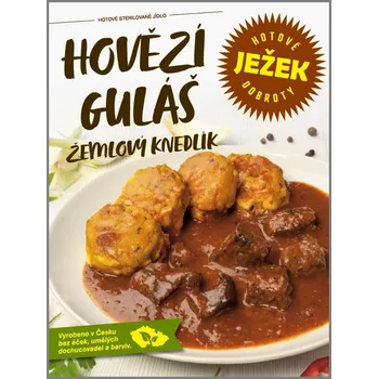 CZ distribuce Ježkovy krabičky Hovězí guláš, žemlový knedlík 450 g