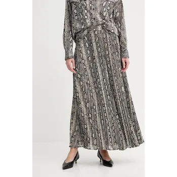 Dámská sukně Sukně MICHAEL Michael Kors béžová barva, maxi, áčková, MT570J5ABE 80X, vel. S