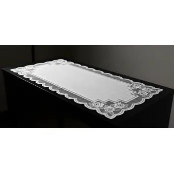 ubrus Žakárový ubrus - běhoun OSKAR 60x120 cm bílá MyBestHome