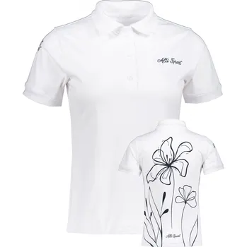 Dámské tričko Dámské funkční tričko s límečkem premium ALTISPORT VOJ/ALW075TR05 WHITE XXL