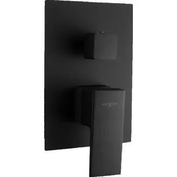 Vodovodní baterie Mexen Uno vanová baterie podomítková, černá - 71435-70 Vanovo-sprchové baterie