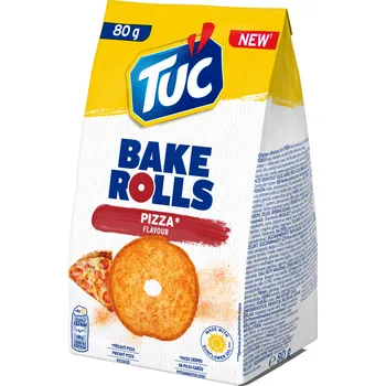 Přisada na vaření a pečení TUC BAKE ROLLS / suchary příchuť pizza 80 g (Original TUC suchary s příchutí pizza 80 g)