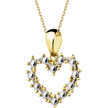 Přívěsek Zlatý přívěsek - srdce - AP541-8327