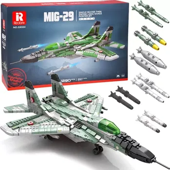 ostatní stavebnice Reobrix Technická stavebnice MIG-29 1290 ks