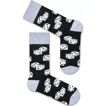 Pánské ponožky Pánské ponožky Hrací kostky M - 43-46 / černá