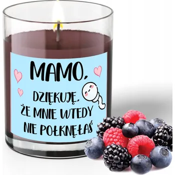 Svíčka Vonná parafinová svíčka dárková narozeninová Spoko 1 ks