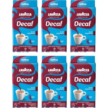 Mletá káva Dek Intenso 6x250g - Lavazza