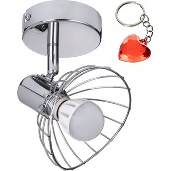 Nástěnné svítidlo Bodové kulatý svítidlo ActiveJet stříbrné