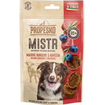 paštika a pomazánka CZ distribuce PROPESKO Mistr Burger hovězí 60 g