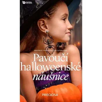 Náušnice KORÁLKOVÁ STAVEBNICE - Pavoučí halloweenské náušnice (1pár) (Náušnice z PRECIOSA perlí a perliček)