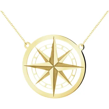 Zlatý nahrdelník - kompas - N-102.02