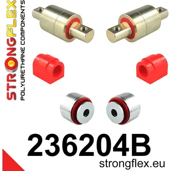 Silentblok nápravy 236204B: Strongflex Sada silentbloků předního zavěšení 24mm