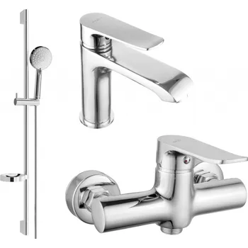 Vodovodní baterie Mexen Pecos DS75 sprchová sada, chrom - 72704DS75-00 Bateriové soupravy