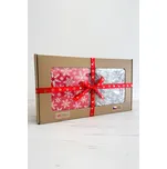 VFstyle vánoční dárková sada 2 ks nahřívacích polštářků Snowflakes