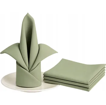 Obraz Banketní ubrousek 50x50 cm, látkový, polyester 180g, olivový