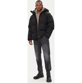 Pánská bunda BOSS Zimní bunda Orbok 50543618 Černá Oversize 52