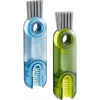 Kartáč na nádobí Kuchyňský kartáč 3v1, kartáč na čištění spár, univerzální 2 ks