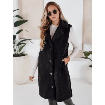 Dámská vesta Černá teddy vesta BALLA TY3199 Velikost: XL